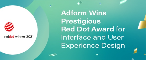 Adform FLOW wins Red Dot Award's Communication Design Category 2021